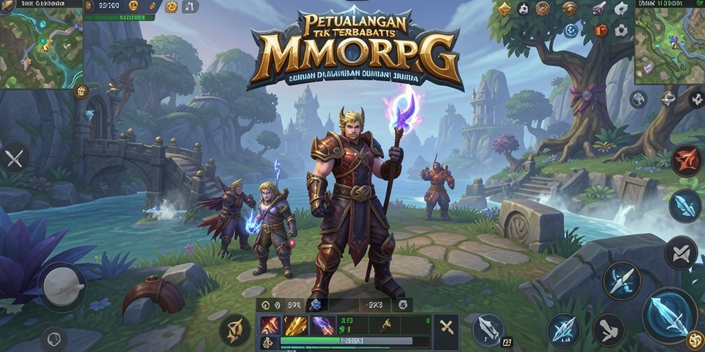 Tampilan gameplay <strong>5ZK</strong> yang penuh aksi dan strategi dalam dunia MMORPG.