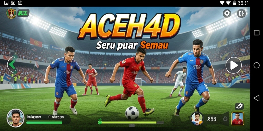 Tangkapan layar utama ACEH4D menampilkan aksi seru dalam pertandingan olahraga.
