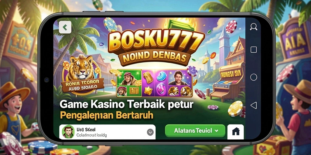 Tampilan menarik dari gameplay Kasino di BOSKU777.