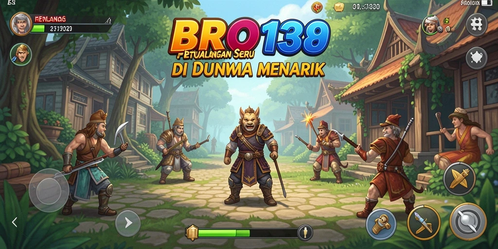 Tampilan gameplay BRO138 yang mengasyikkan dan mendebarkan.