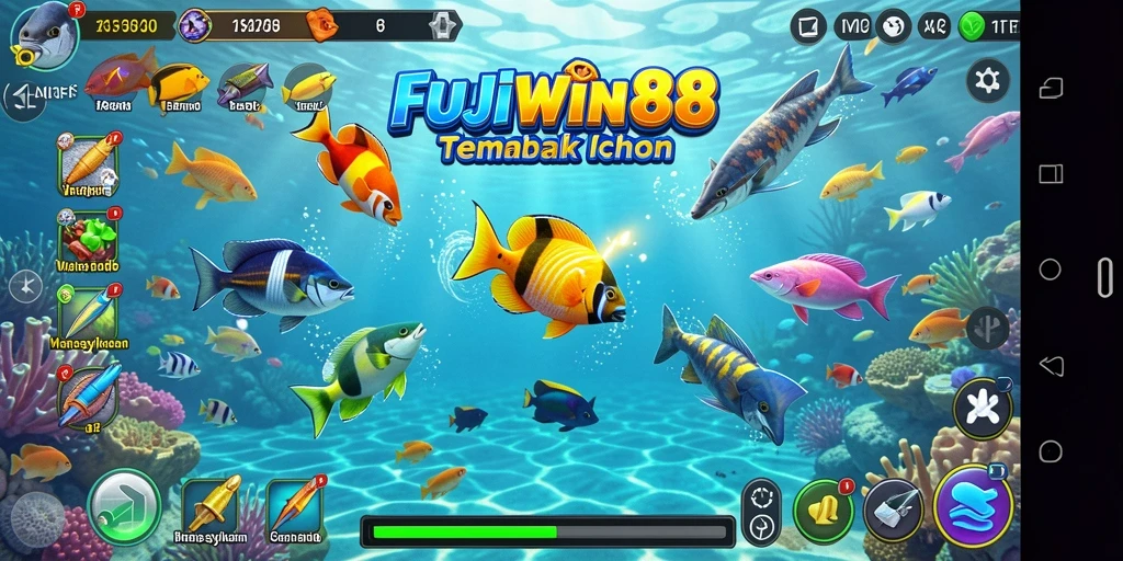 Gameplay seru FUJIWIN88 dengan aksi tembak ikan yang menantang.
