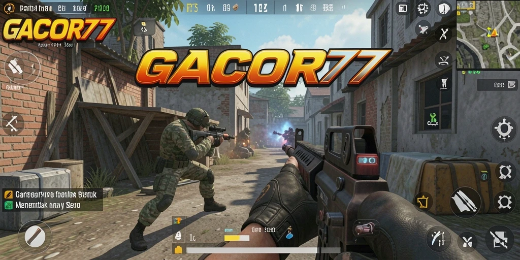 Gameplay GACOR77 menampilkan aksi tembak-menembak yang mendebarkan.