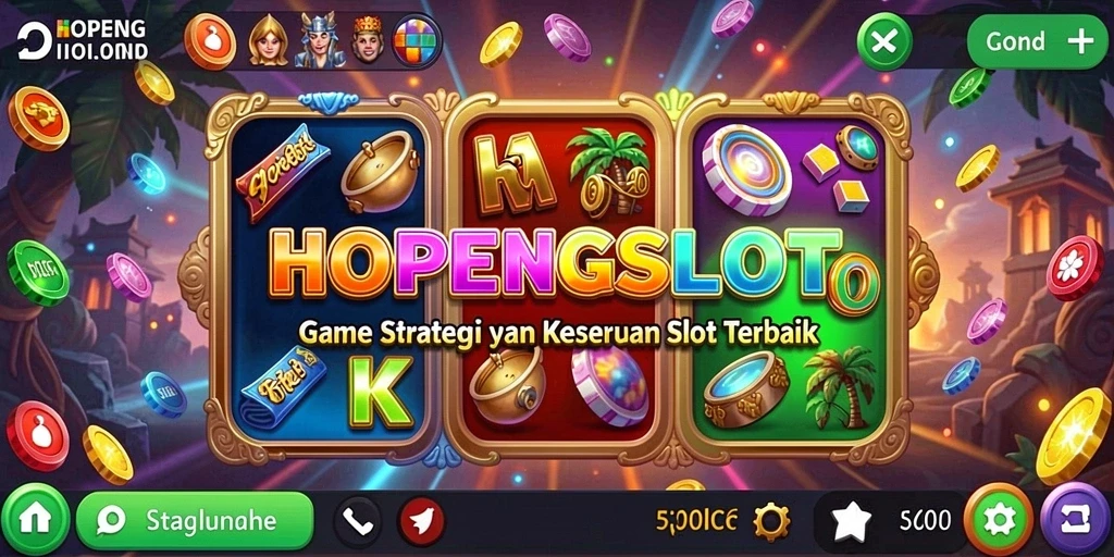 Tampilan gameplay HOPENGSLOT yang menegangkan dan penuh strategi.