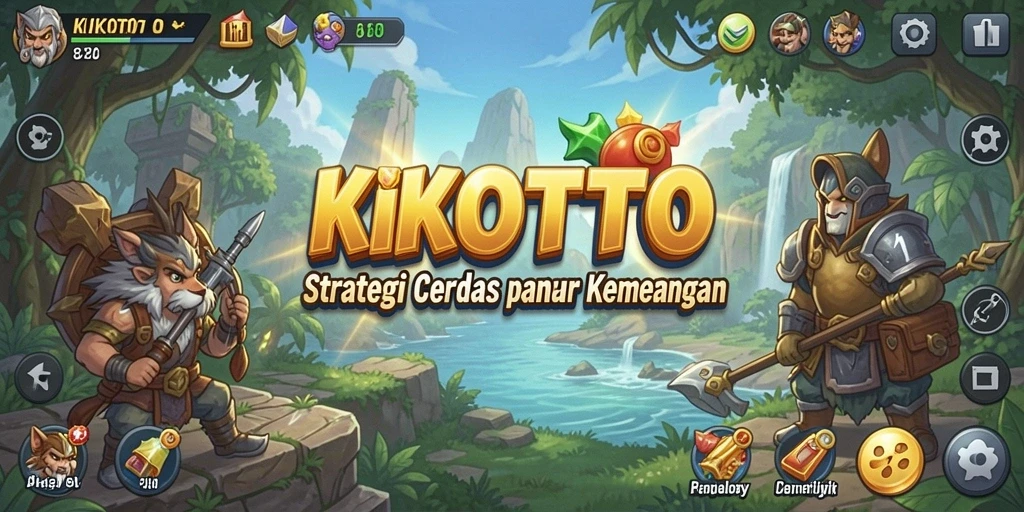 Tampilan gameplay menegangkan penuh strategi di KIKOTOTO.