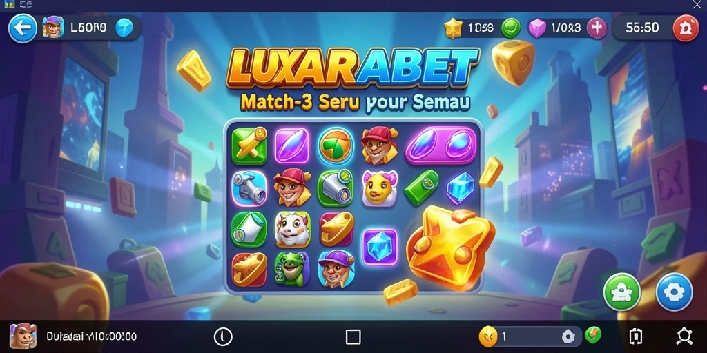 Tampilan gameplay LUXARABET yang menarik dan penuh warna.