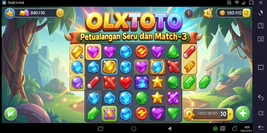Tampilan gameplay OLXTOTO dengan suasana yang penuh warna.