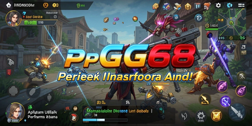 Tampilan utama PGG68 dengan fitur optimasi perangkat yang menarik.