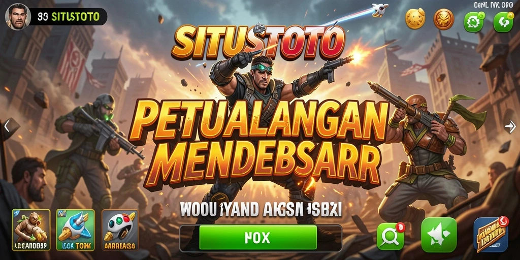 Tangkapan layar SITUSTOTO menampilkan aksi pertarungan yang intens dan mendebarkan.
