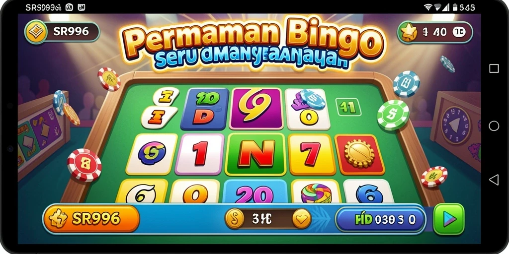 Tampilan gameplay Bingo yang seru dan interaktif di SR996.