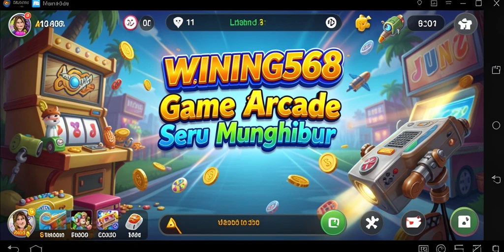 Screenshot menunjukkan gameplay Arcade yang seru dan menantang.