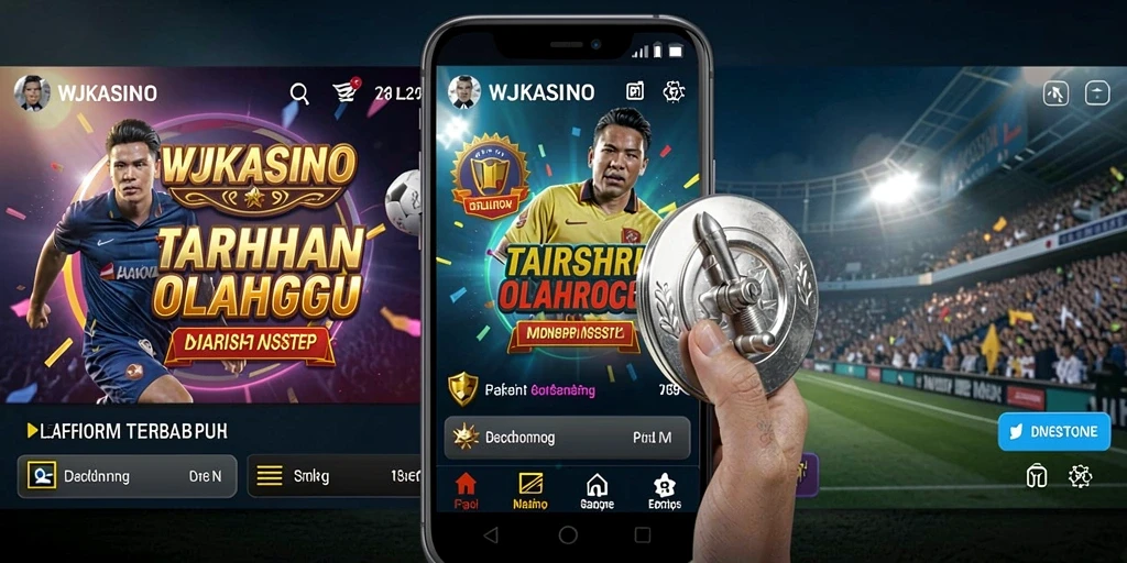 Tampilan antarmuka WJKASINO yang interaktif dan menarik saat taruhan olahraga.